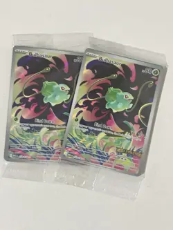 Pokemon TCG Bulbasaur Promo Mega Evolution Stamp 133/132 Sealed New ( 1 ) - Image 1