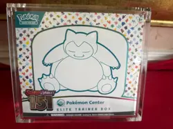POKEMON 151 POKEMON CENTER ETB SCARLET & VIOLET 2023 ENGLISH + ACRYLIC CASE - Image 1