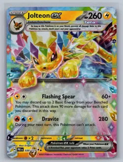 Jolteon ex 030/131 Holo Double Rare Prismatic Evolutions Pokemon Near Mint - Image 1