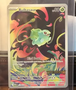 Pokemon TCG Bulbasaur 133/132 Illustration Rare Holo Stamped- SEALED! - Image 1