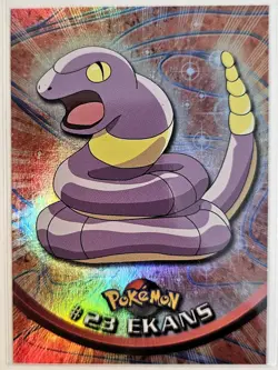 Pokemon 1999 Topps TV Ekans 23 Foil NM - Image 1