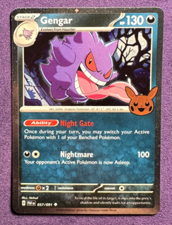 Gengar 57/91 | 2024 Trick Or Trade | Cosmos Holo | Pokemon (NM) - Image 1