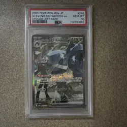Pokemon Steven's Metagross ex 245/193 JP Special Art Rare Holo PSA 10 2025 - Image 1