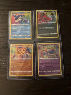 Pokemon Amazing Rare Lot Zamazenta 102/185 Zacian 82/185 Kyogre Yveltal Holo NM - Image 1