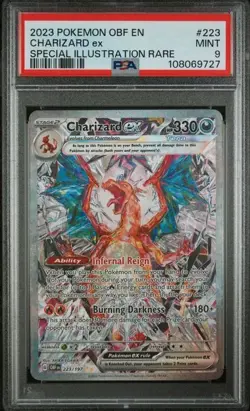 Charizard ex Pokemon Obsidian Flames Special Illustration Rare 223/197 PSA 9 - Image 1