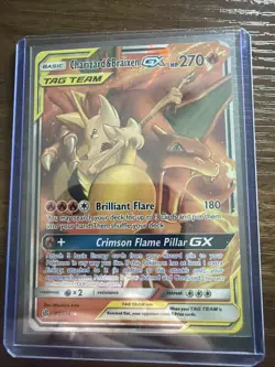 Pokemon TCG Charizard & Braixen GX Holo Ultra Rare Full Art 22/236 - Image 1