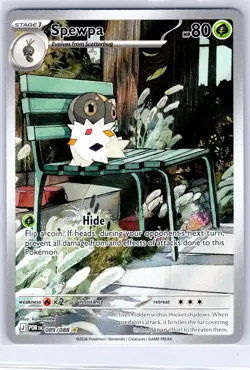 Spewpa 089/088 Holo Illustration Rare Perfect Order Pokemon Near Mint - Image 1