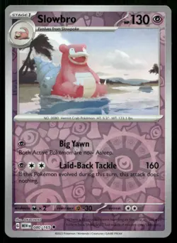 2023 SV: Scarlet & Violet 151 Slowbro Uncommon #080/165 - Image 1