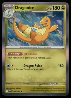 2023 SV: Scarlet & Violet 151 Dragonite Rare #149/165 - Image 1