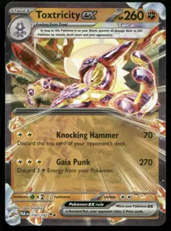 2023 Scarlet & Violet Series - Paradox Rift Toxtricity ex Double Rare #100/182 - Image 1