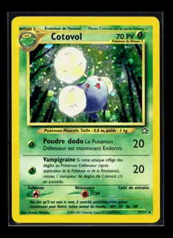 Carte Pokemon Cotovol 7/111 Holo Edition 2 Neo Genesis Wizards 2 - Image 1