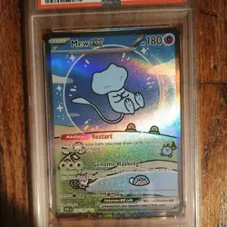 Pokemon Mew EX 'Bubble Mew' Sir 232/091 Paldean Fates PSA 8 English Full Art - Image 2
