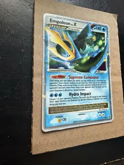 Pokemon TCG Empoleon LV.X DP11 Diamond and Pearl Holo Promo Level Up 140HP EN - Image 2