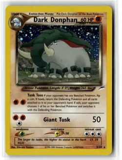 Dark Donphan [N4 - 003/105] Unlimited Holofoil Holo Rare Neo Destiny EN MP - Image 1