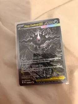 Mega Darkrai EX Pokemon Card Pitch Black 116/084 Excellent Condition - Image 1
