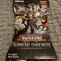 Yu Gi Oh - Supreme Darkness - Sealed Booster Pack Konami - 1st edition - Image 1