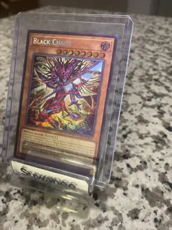 BRAND NEW Konami Black Chaos CORI-EN001 Chaos Origin 1st Ed Secret Rare Holo - Image 2