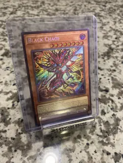 BRAND NEW Konami Black Chaos CORI-EN001 Chaos Origin 1st Ed Secret Rare Holo - Image 3
