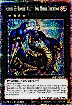 Number 69: Heraldry Crest - Dark Matter Demolition ALIN-EN046 (QCSR) - Image 1
