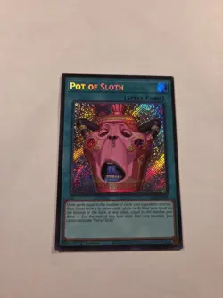 Pot of Sloth - CORI-EN061 - Near Mint NM - Secret Rare - 1st Edition Chaos - Image 1