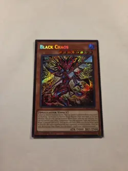 Black Chaos - CORI-EN001 - Near Mint NM - Secret Rare - 1st Edition Chaos Origin - Image 1