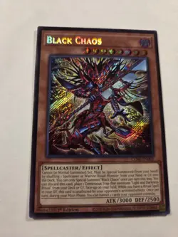 Black Chaos - CORI-EN001 - Near Mint NM - Secret Rare - 1st Edition Chaos Origin - Image 4