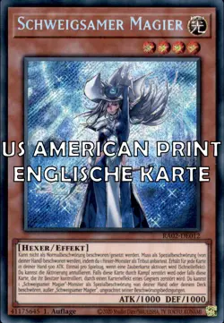 Yugioh RA02-EN012 - Silent Magician - Secret Rare - AMERICAN VERSION - Image 1