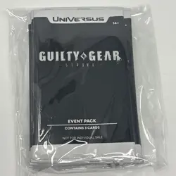 12 UniVersus Guilty Gear Strive TCG Event Pack Sealed New Limited Edition Cards - Image 1