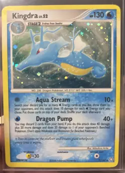 Pokemon Kingdra 7/146 Rare Legends Awakened Holo Card 2008 - Image 1