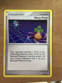 Pokemon Warp Point 88/100 Trading Card Game TCG 2009 D2 - Image 1
