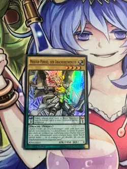 MASTER PENDULUM, THE DRACOSLAYER GERMAN BOSH-EN023 DE023 NEAR MINT YUGIOH - Image 1