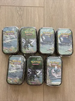 Pokemon Cards – Shining Fates Mini Tin Collection (7 Tins) New And Sealed 820650808678 - Image 1