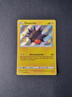 SV043/SV122 Pincurchin Shining Fates Shiny Vault Sword & Shield Pokemon Card TCG - Image 1