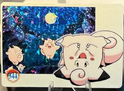 Pokemon Pocket Monsters Vintage Vending Prism Sticker Card #344 Clefairy Holo - Image 1