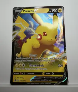 Pokemon TCG SWSH: Sword & Shield Promo Cards #SWSH061 Pikachu V - Image 1