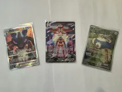 Pokemon TCG 3-Card Lot Deoxys VMAX / Lucario VSTAR / Snorlax Holo (EN) - Image 1