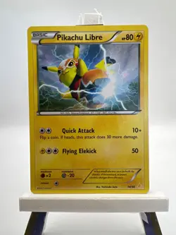 Pokemon card: Pikachu Libre, Non-Holo, 14/30, XY Trainer Kit/2016, (MP) - Image 1
