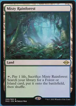 Misty Rainforest Modern Horizons 2 PLD Land Rare MTG CARD (ID# 522496) ABUGames - Image 1