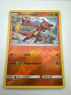 Pokemon Cards Charmeleon 8/68 Reverse Holo - Hidden Fates - Image 1