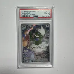 Tornadus 210 Sv: Scarlet & Violet Promo Cards Holo PSA 10 - Image 1
