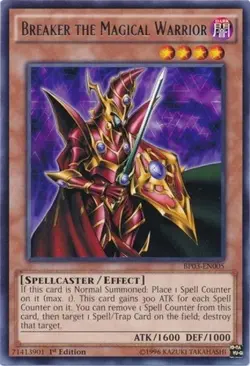YUGIOH Breaker the Magical Warrior BP03-EN005 1st edition Rare LP - Image 1