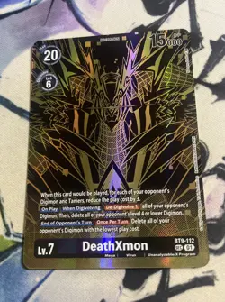 Digimon Card Game - DeathXmon - BT9-112 - Alt Art PB-21 Tamers Evolution Rise of - Image 1