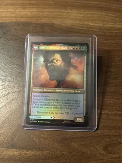 MTG: Marvel Super Heroes - Bruce Banner/Incredible Hulk - Mythic #49 - Foil - Image 2