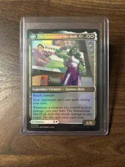 MTG Jennifer Walters // The Sensational She-Hulk - Foil, NM-Mint, English Marvel - Image 2