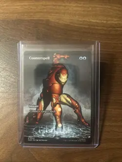 MTG Iron Man Counterspell (Borderless) (0052) Marvel Universe Eternal Regular - Image 1
