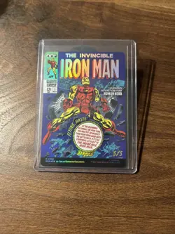 MTG Tony Stark (Borderless) (0392) - Marvel Super Heroes (MSH) - Image 1