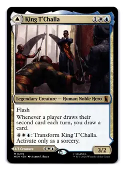 MTG King T'Challa NM M 219 Marvel Super Heroes - Image 1