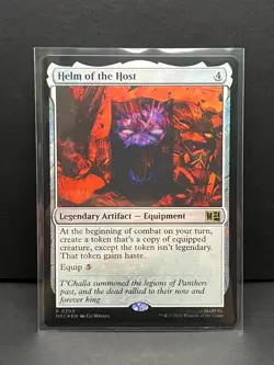Helm of the Host (Surge Foil) 200 Commander: Marvel Super Heroes MtG NM - Image 1