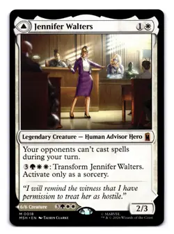 MTG Jennifer Walters NM M 18 Marvel Super Heroes - Image 1
