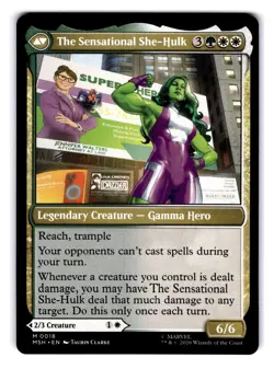 MTG Jennifer Walters NM M 18 Marvel Super Heroes - Image 2
